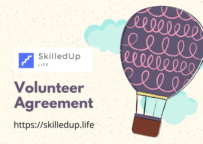 A must use Volunteer Agreement