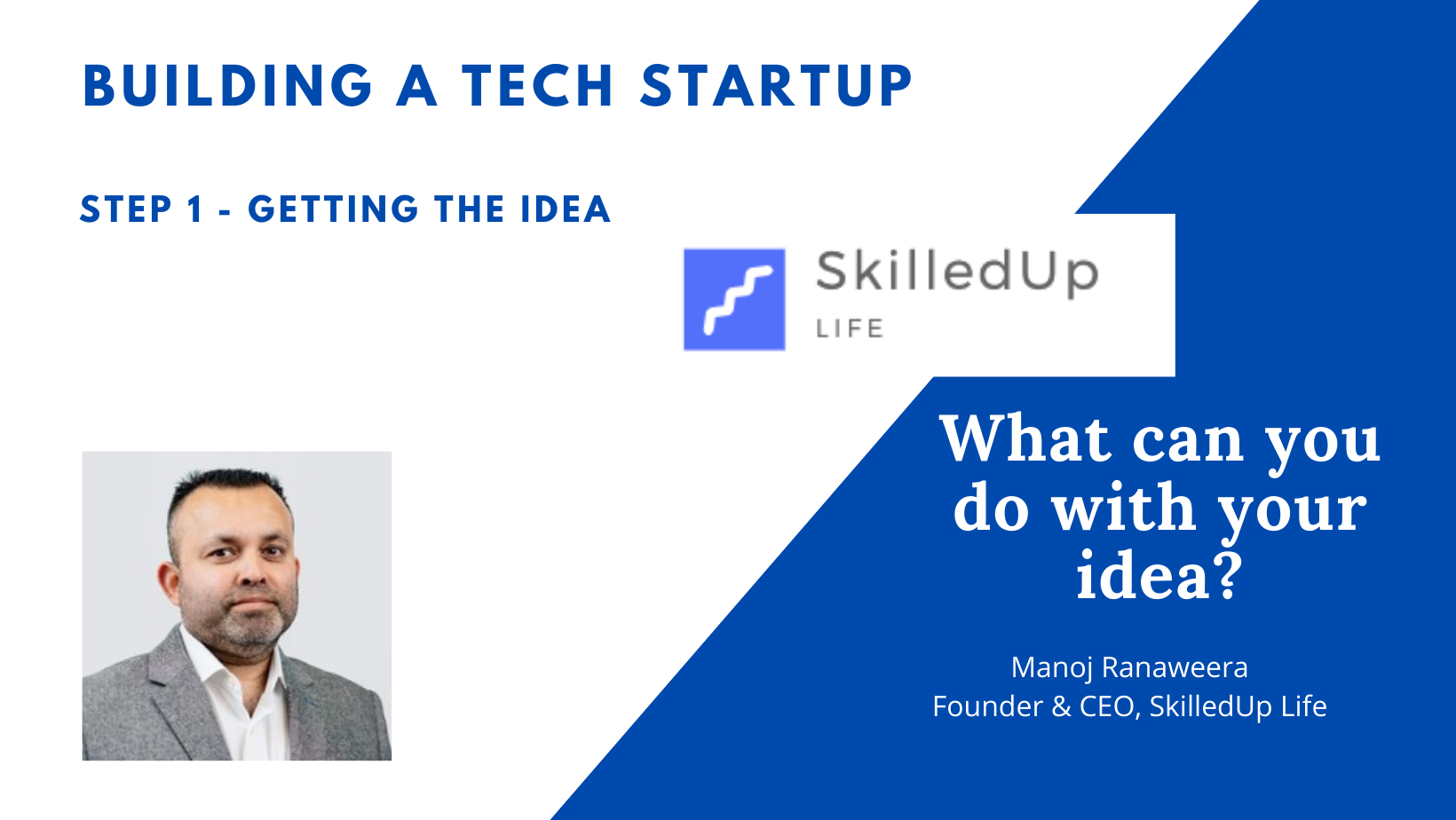 Building a tech startup (Step 1) – getting the idea