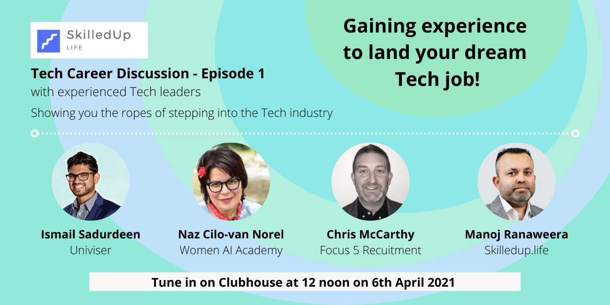 Tech Career Discussion on Clubhouse