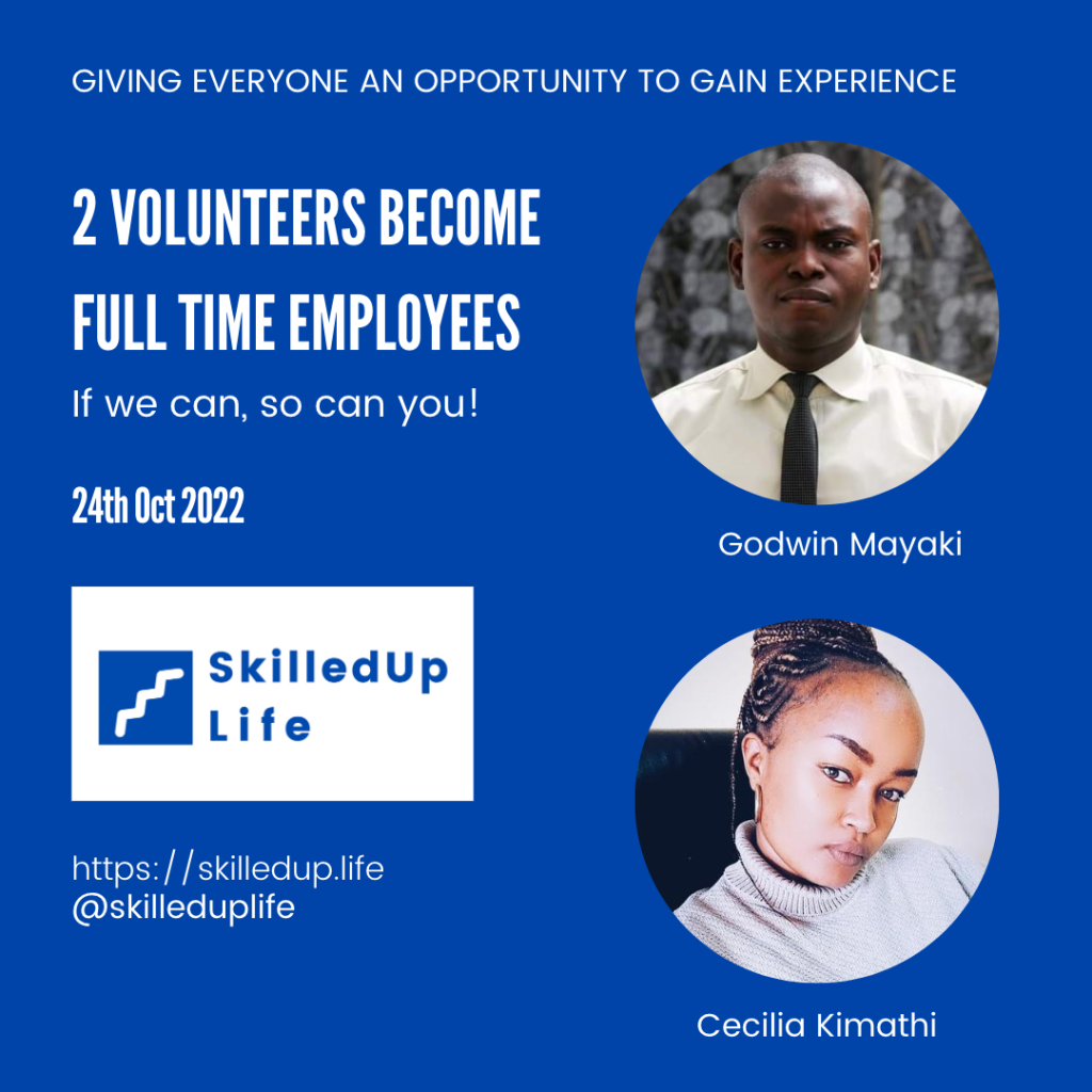 Godwin and Cecilia become employees