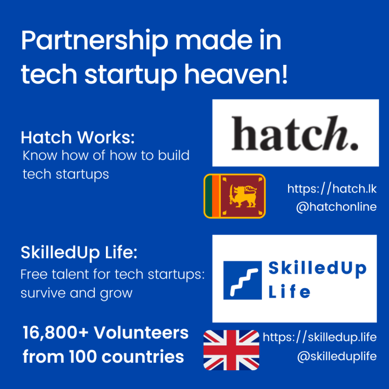 New Partnership with Hatch Works to accelerate Sri Lankan tech startups