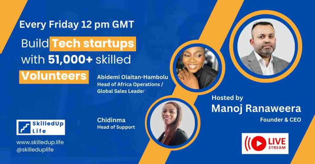Linkedin Audio Event hosted by Manoj