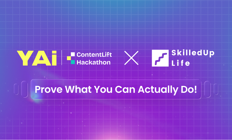 SkilledUp Life Yai Digital ContentLife Hackathon banner